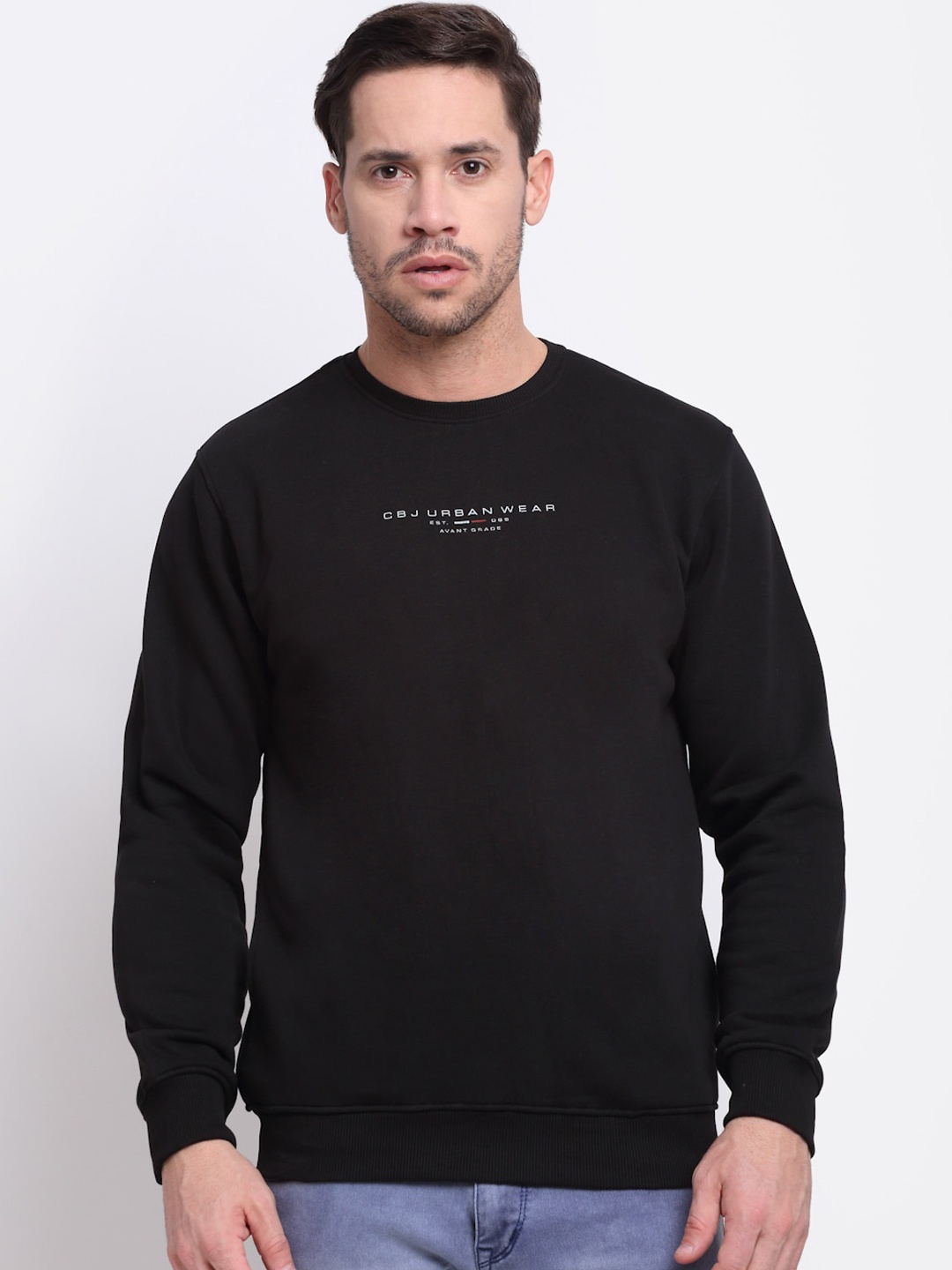 

Cantabil Men Black Sweatshirt