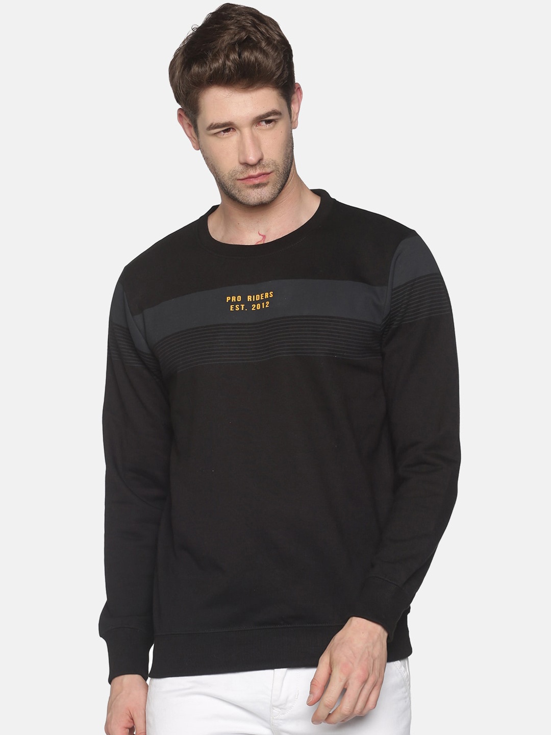 

SHOWOFF Men Black Sweatshirt