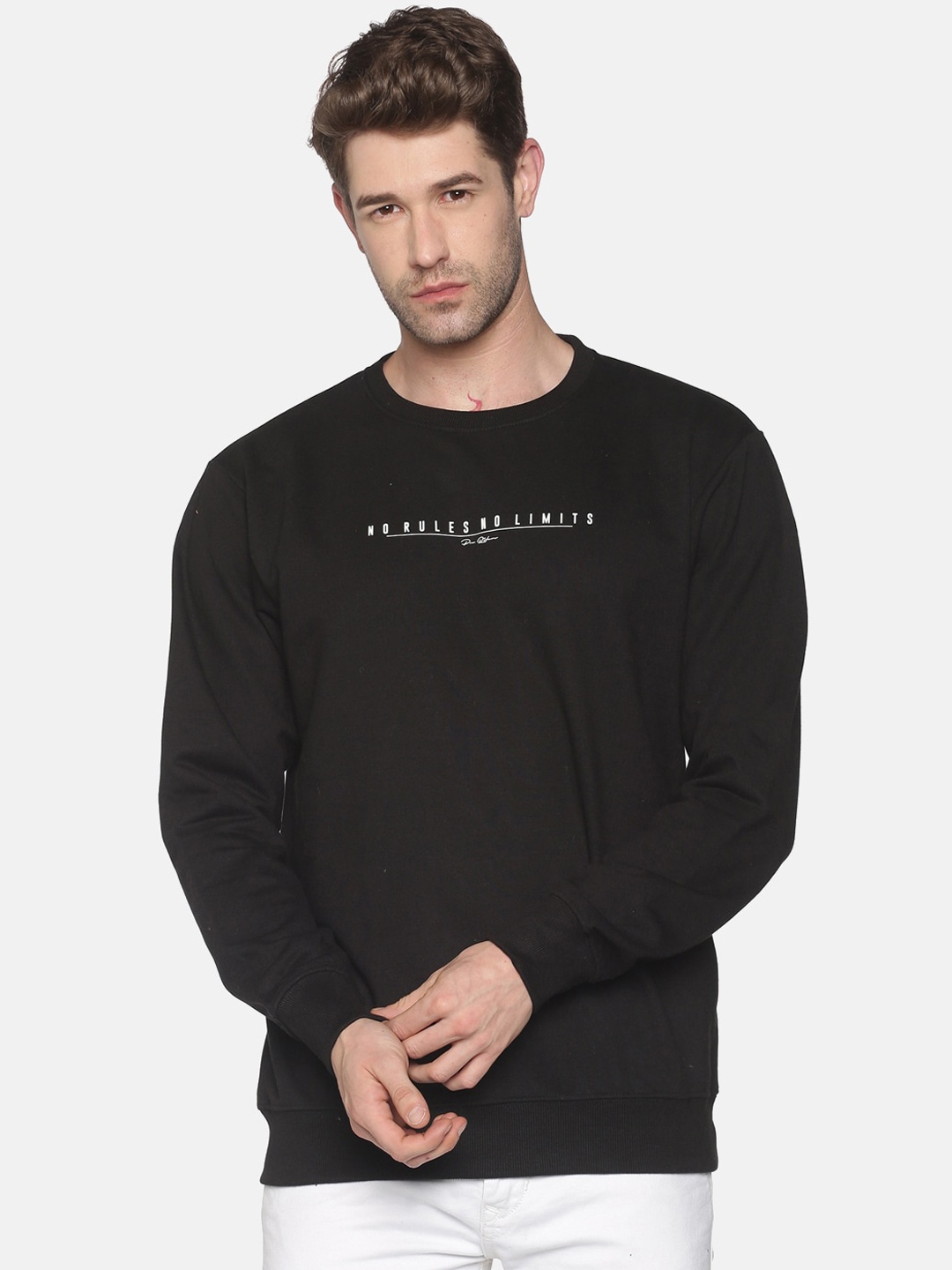 

SHOWOFF Men Black Sweatshirt