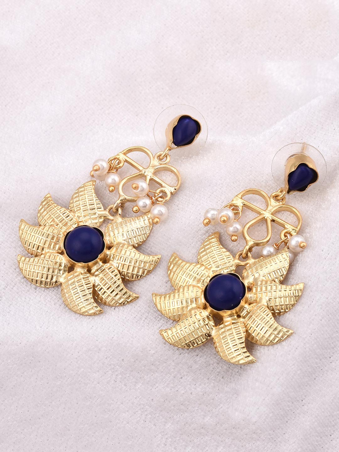 

Tistabene Blue Contemporary Drop Earrings