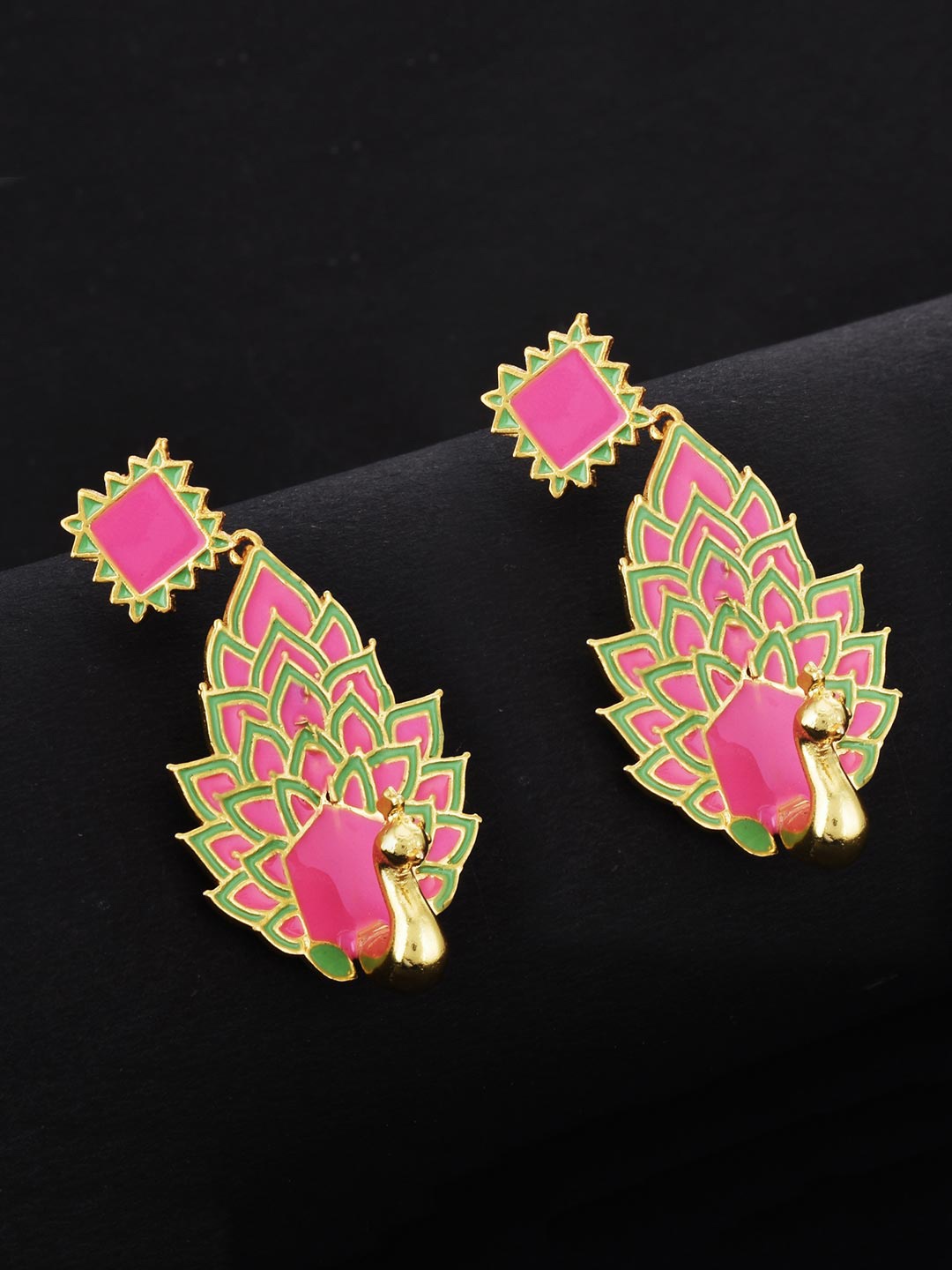 

Tistabene Green Contemporary Drop Earrings