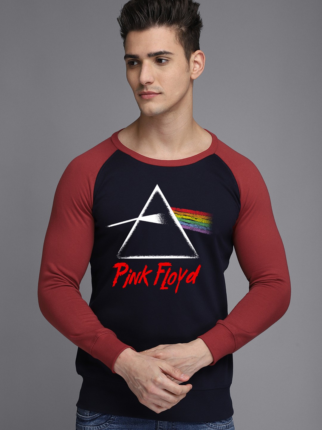 

Free Authority Pink Floyd Men Blue Printed Sweatshirt
