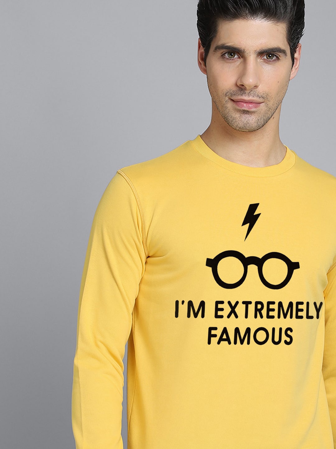 

Free Authority Harry Potter Men Yellow Printed Sweatshirt