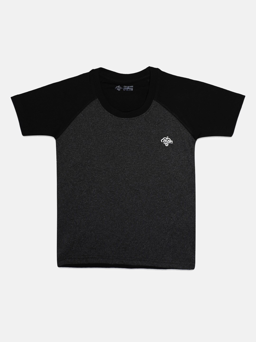 

CHIMPRALA Boys Grey Antimicrobial T-shirt