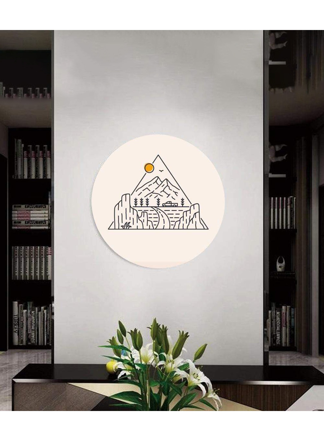 

THE ARTMENT Off-White & Black City Of Lines Canvas Wall Art