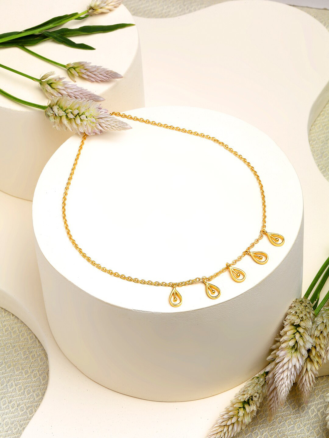 

Amaltaas Gold-Toned Brass Handcrafted Necklace