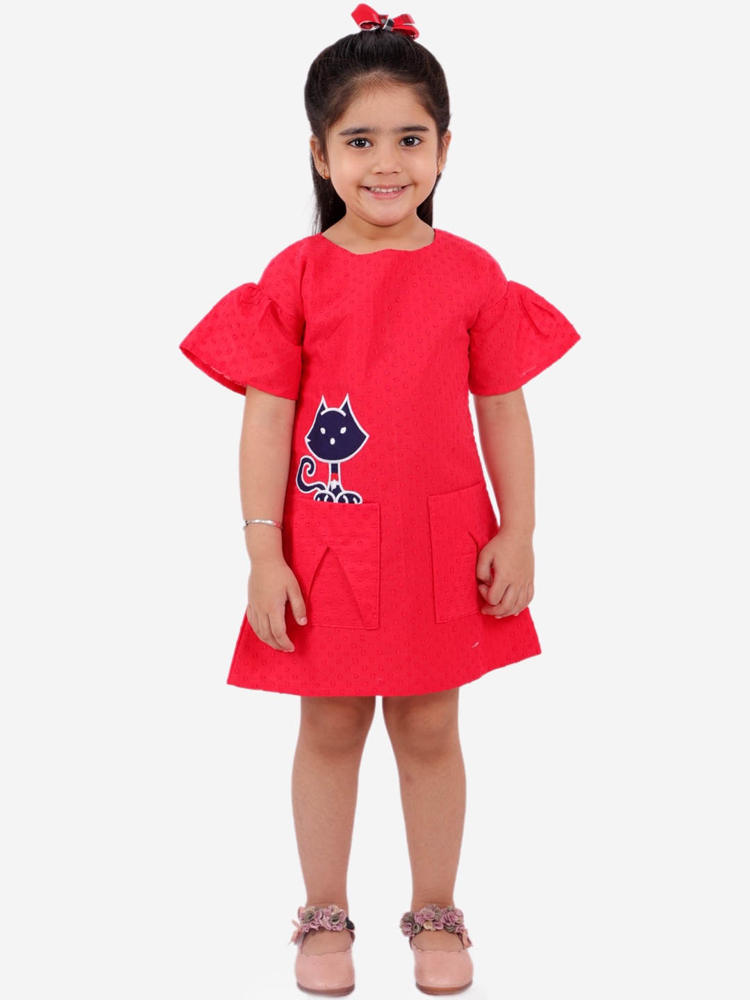 

Fairies Forever Red A-Line Dress