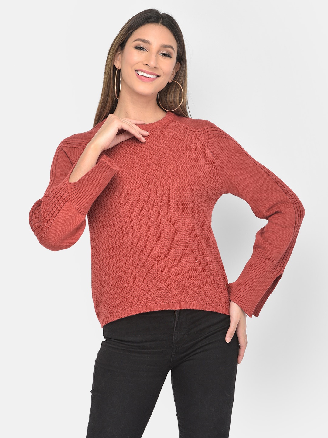 

Latin Quarters Women Rust Pullover