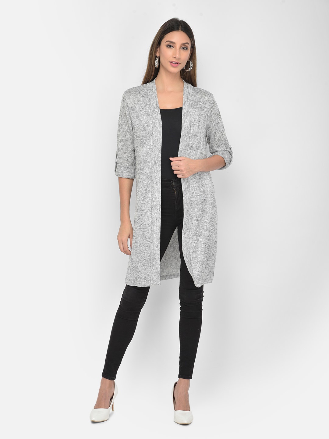 

Latin Quarters Women Grey Shrug