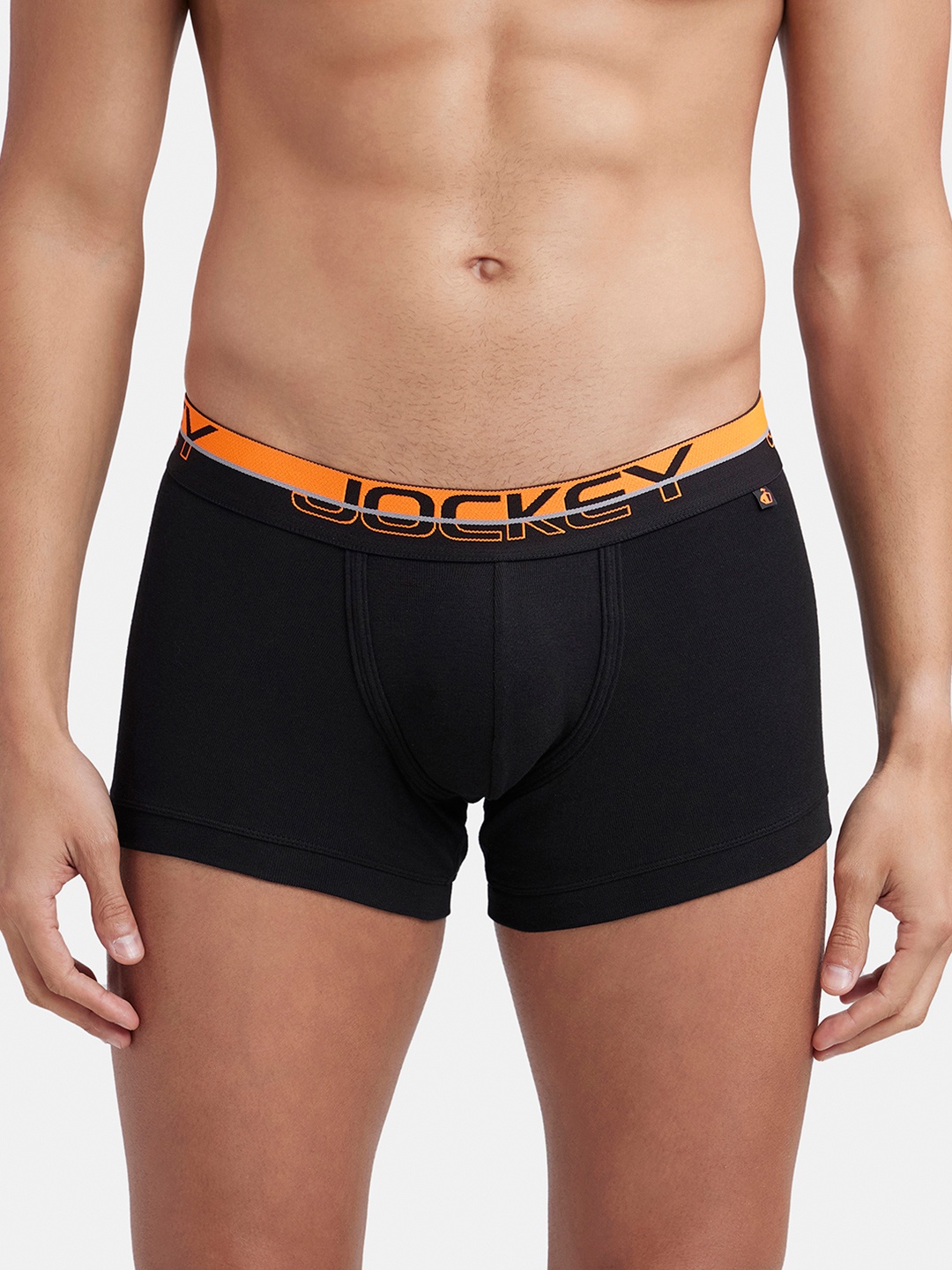 

Jockey Combed Cotton Rib Trunk with Ultrasoft Waistband-FP03, Black