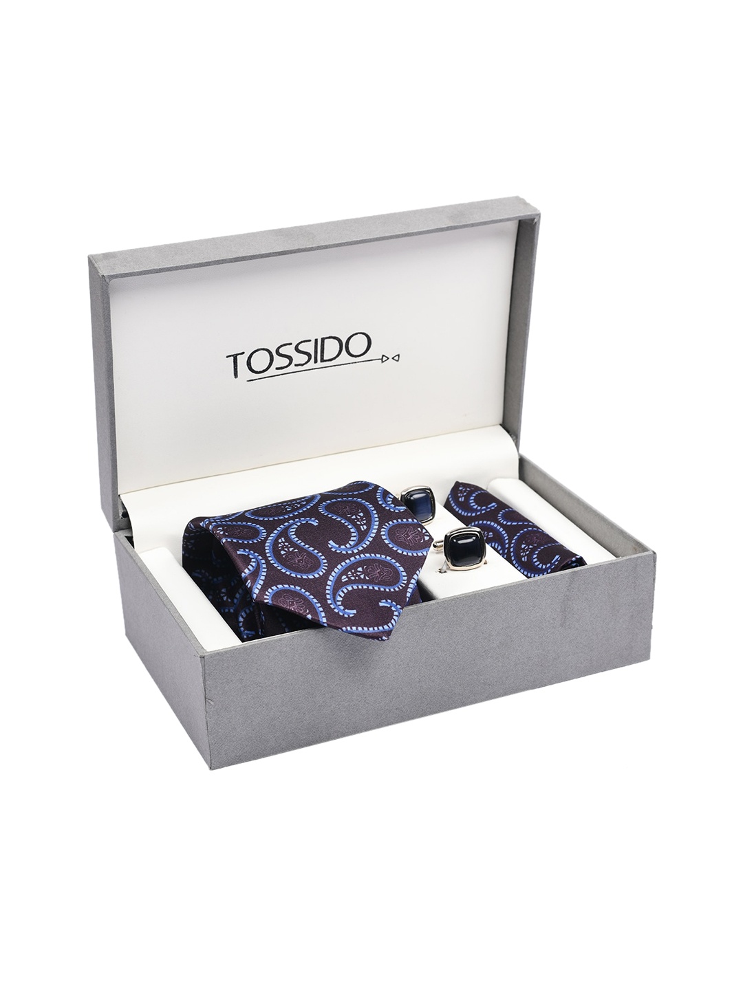 

Tossido Men Blue Accessory Gift Set