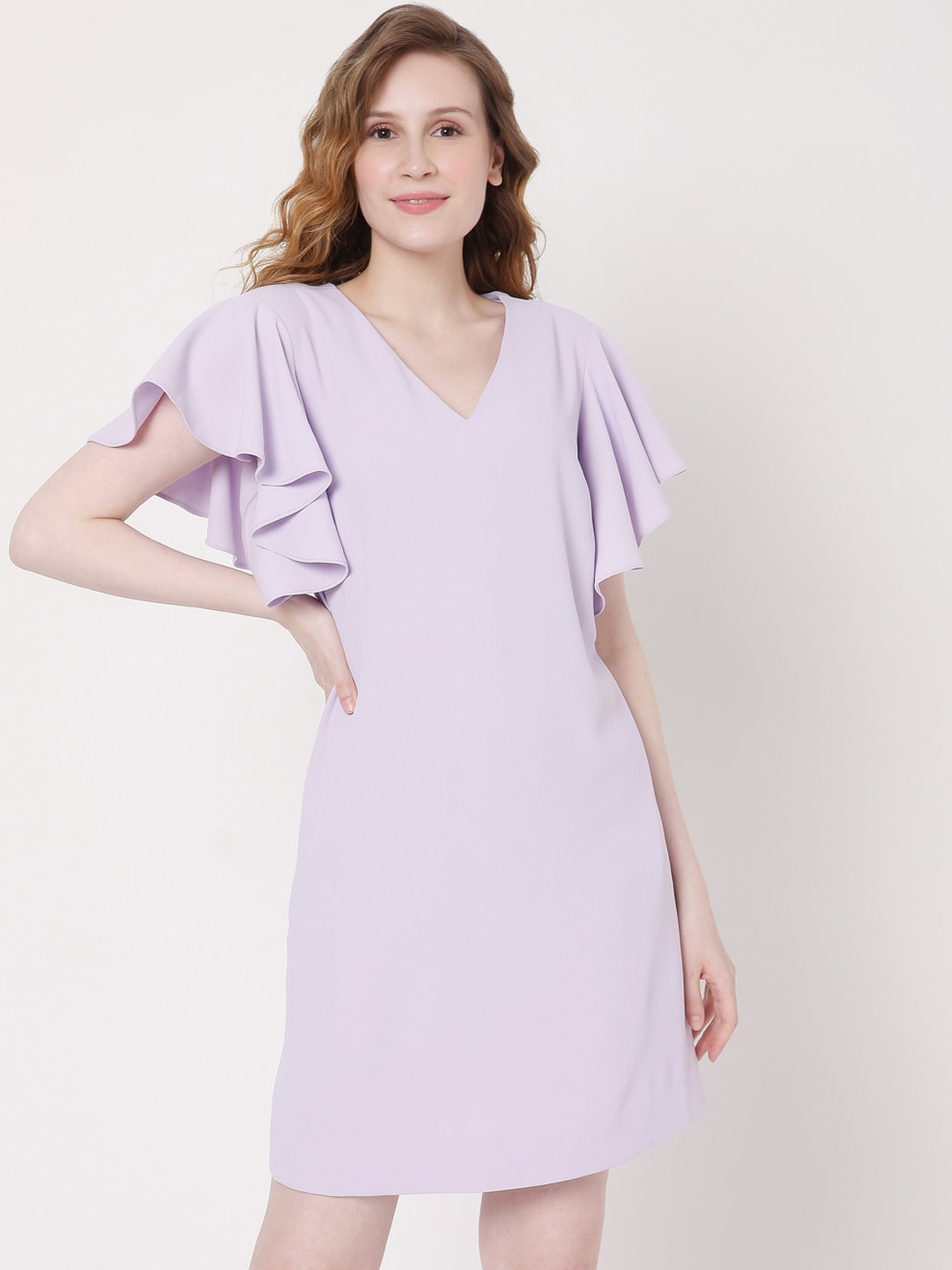 

Vero Moda Purple A-Line Dress
