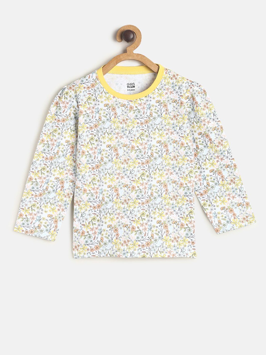 

MINI KLUB Infants Boys Floral Printed Cotton Body Suit, Pink