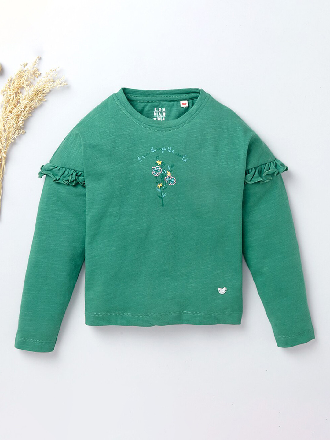 

Ed-a-Mamma Girls Green T-Shirt