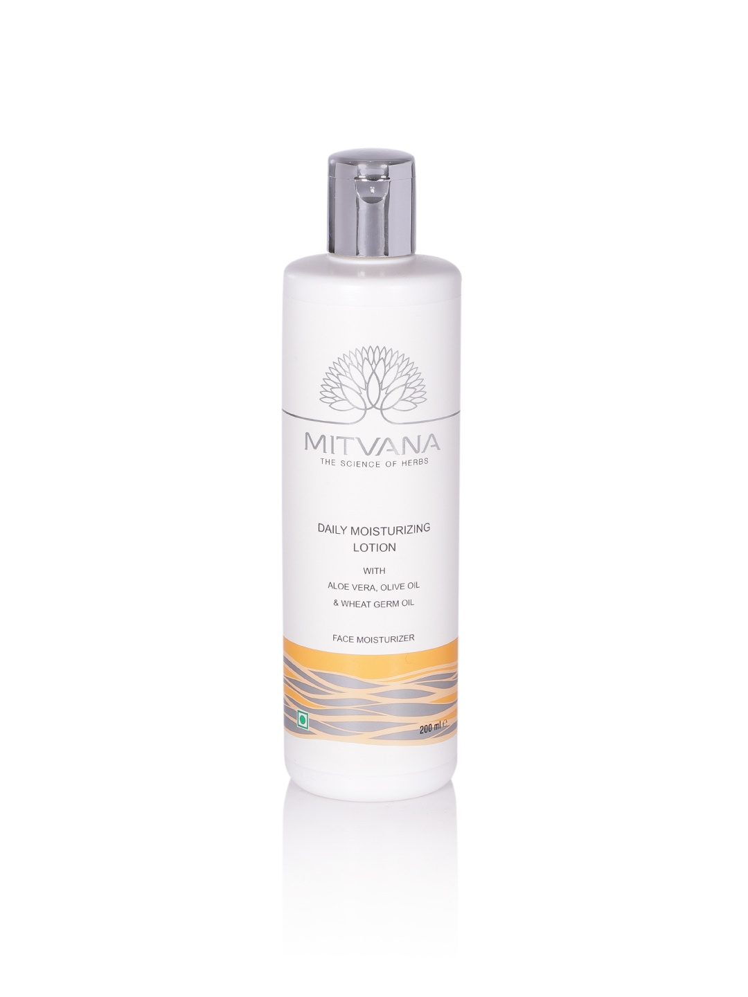 

MITVANA Daily Moisturizing Lotion With Aloe Vera Olive Oil & Wheat Germ Oil For Face 200ml, White