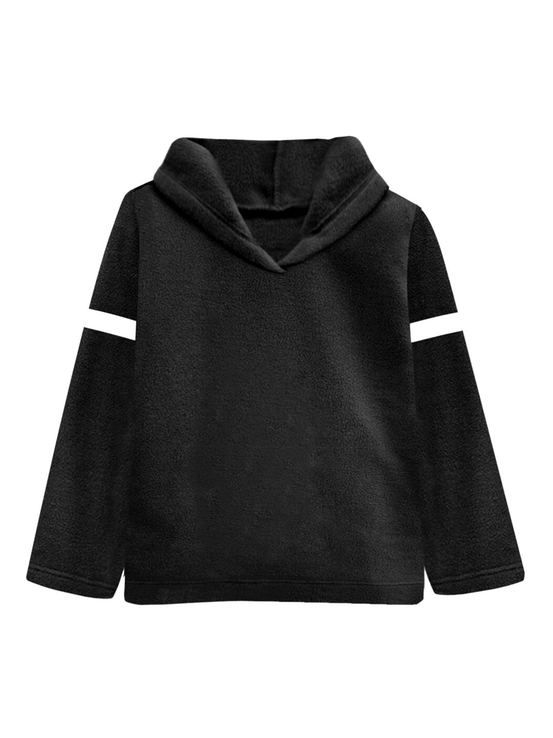 

A T U N Boys Black Hooded Sweatshirt