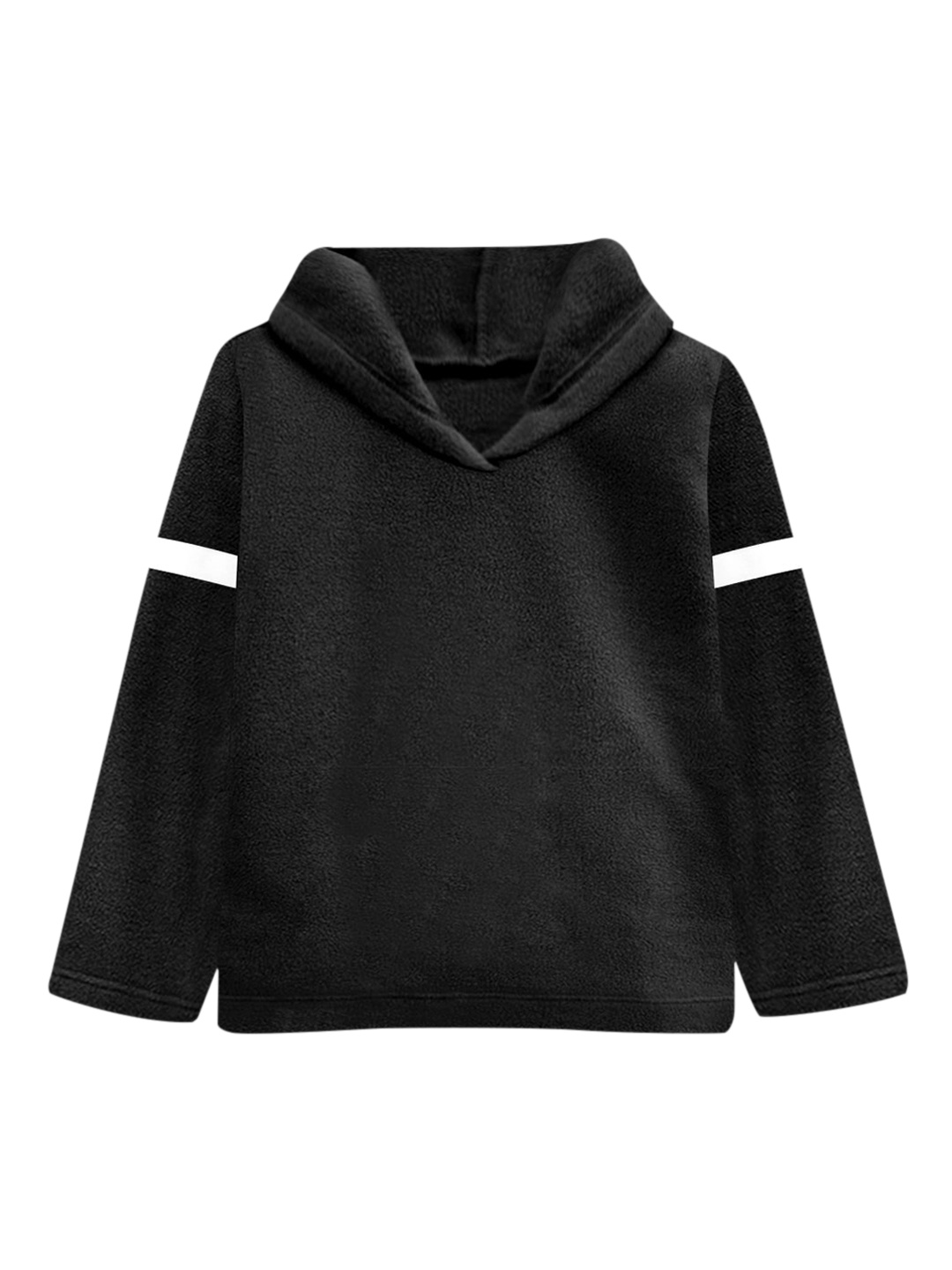 

A T U N Boys Black Hooded Sweatshirt