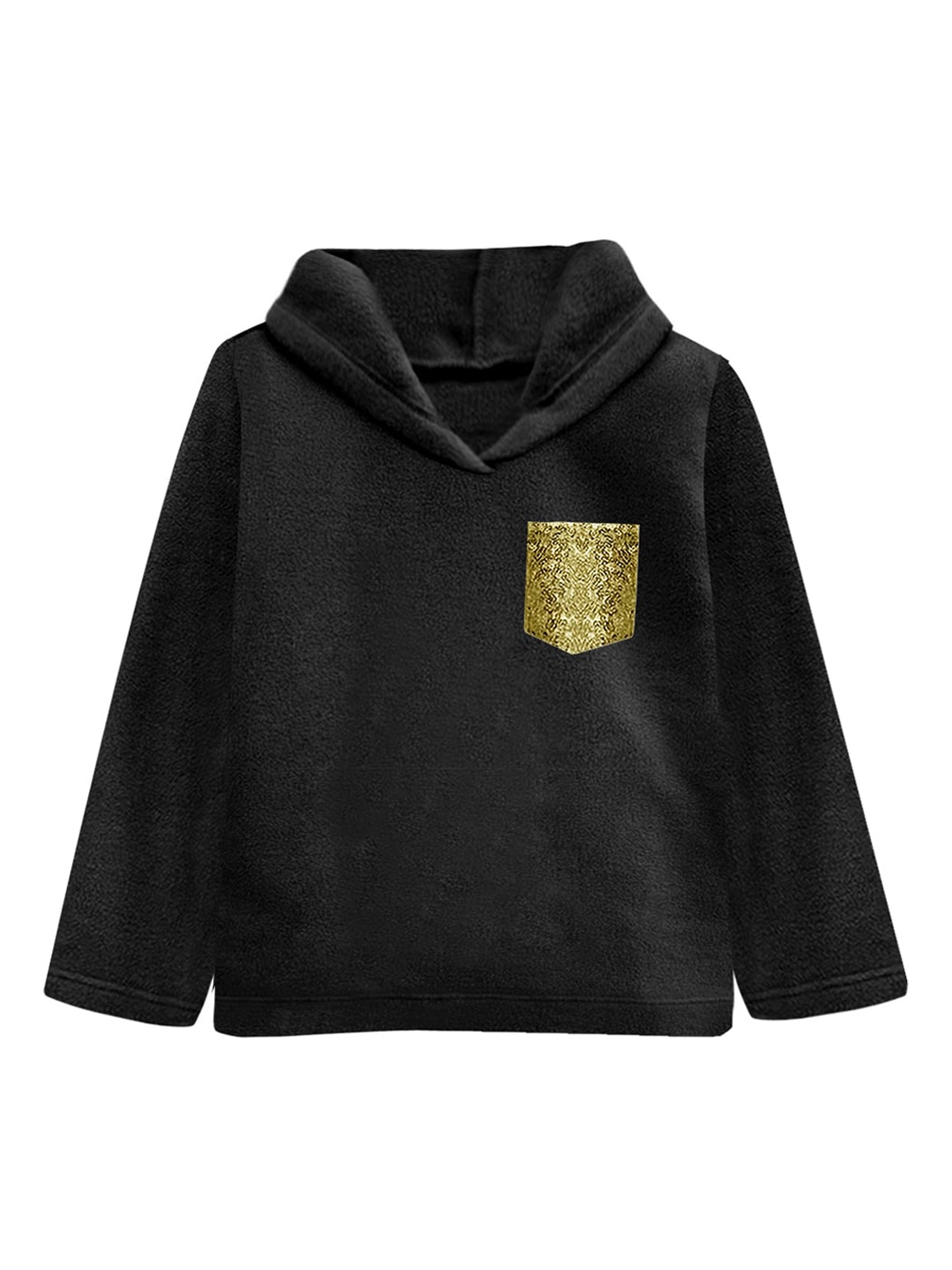 

A T U N Girls Black Hooded Sweatshirt