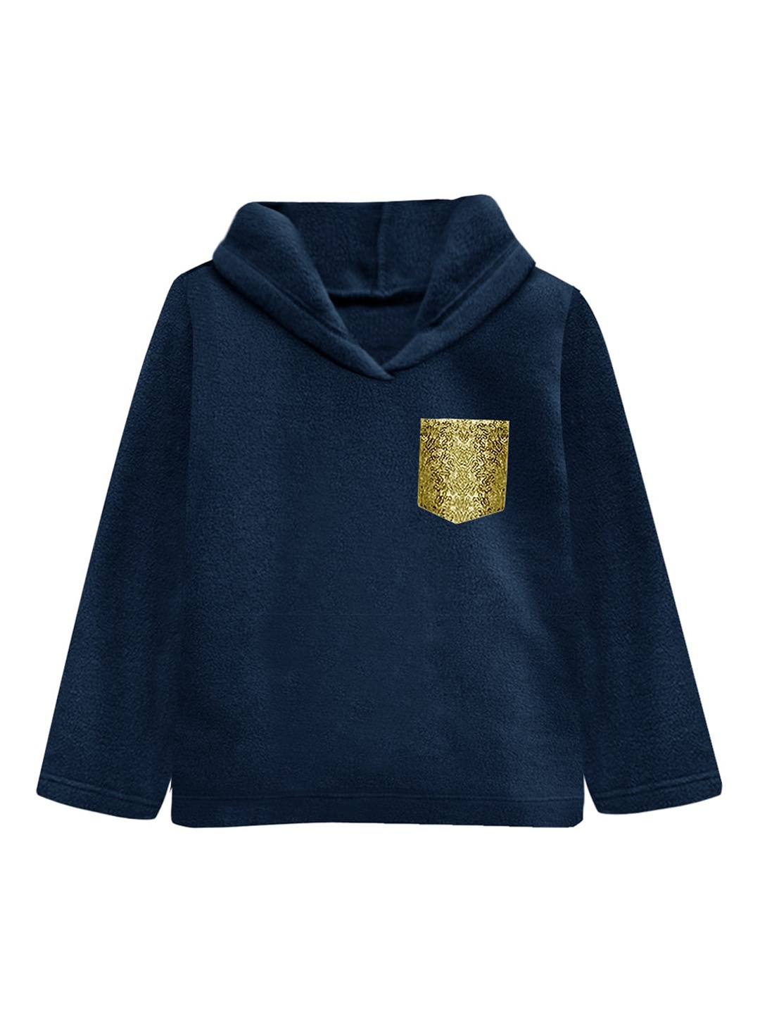

A T U N Girls Navy Blue Hooded Sweatshirt
