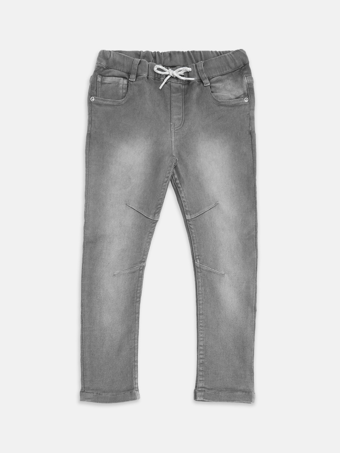 

Pantaloons Junior Boys Grey Tapered Fit Light Fade Jeans