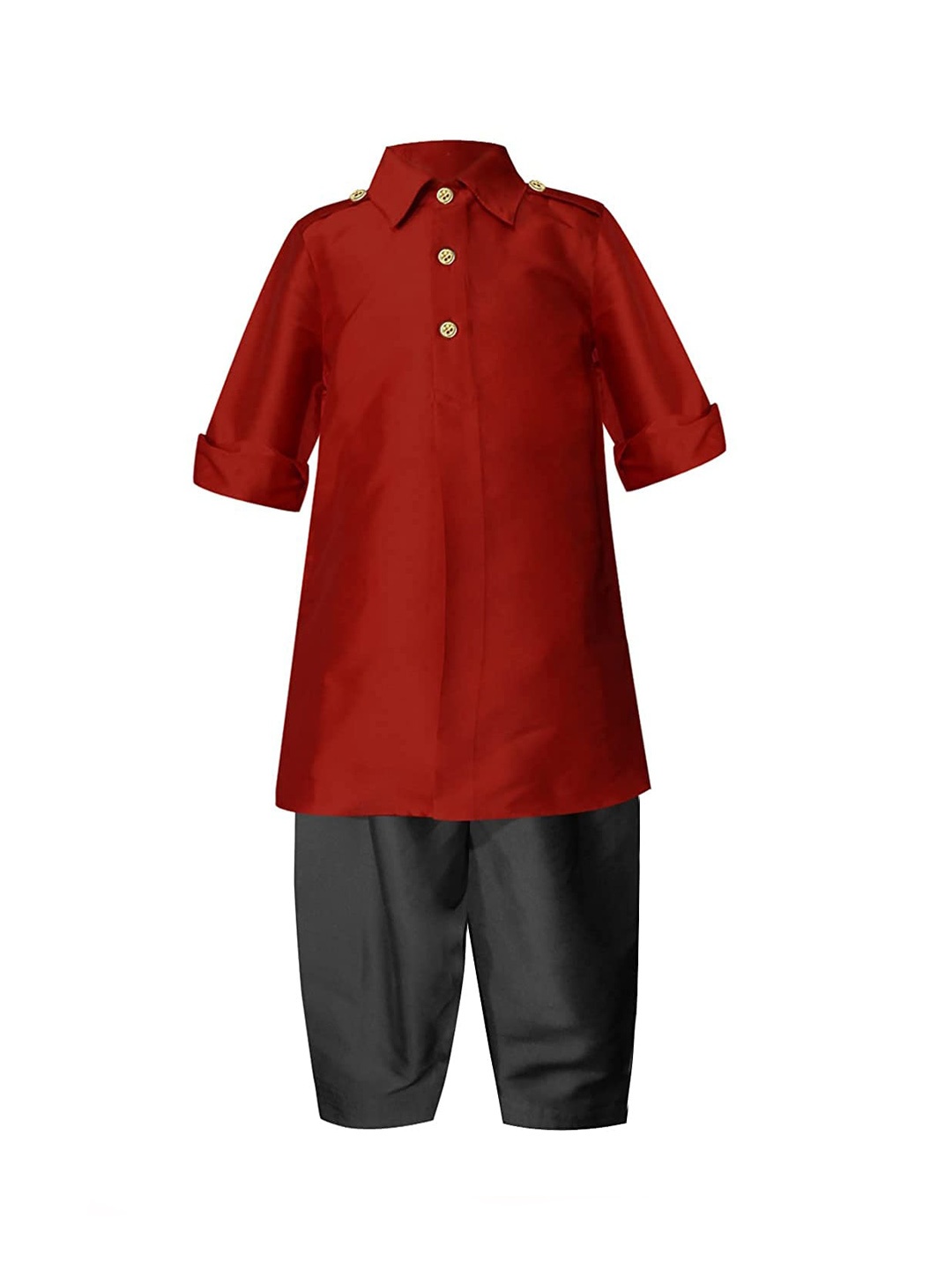 

A T U N Boys Maroon Regular Kurta with Salwar