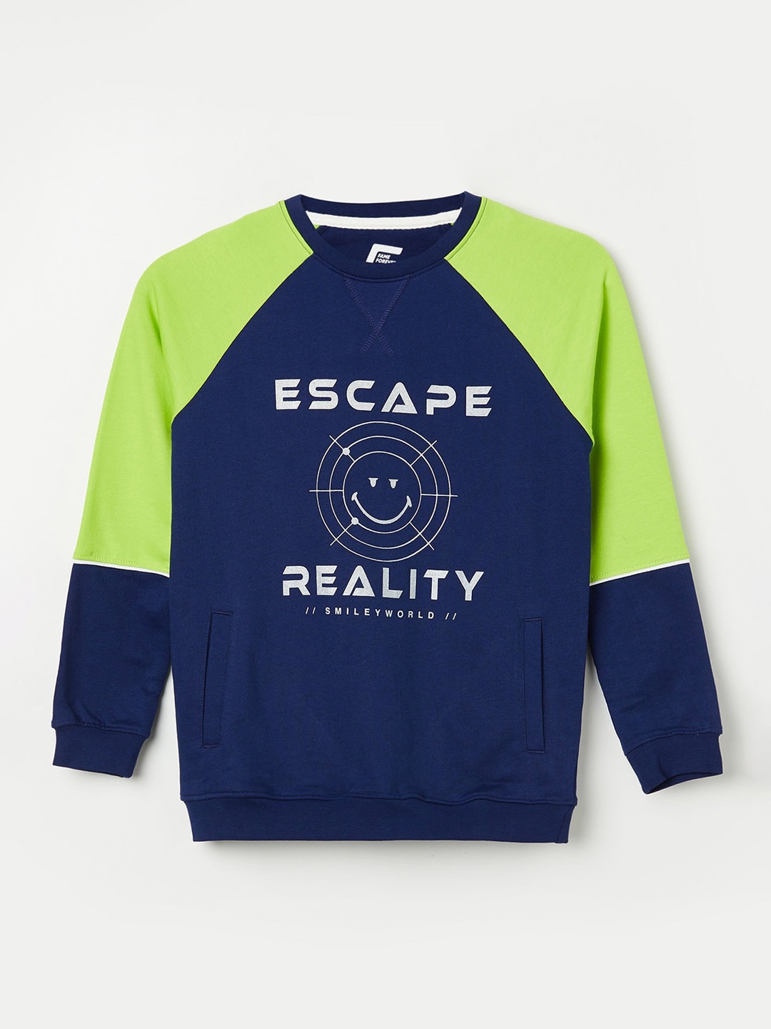 

Fame Forever by Lifestyle Boys Blue Printed Sweatshirt
