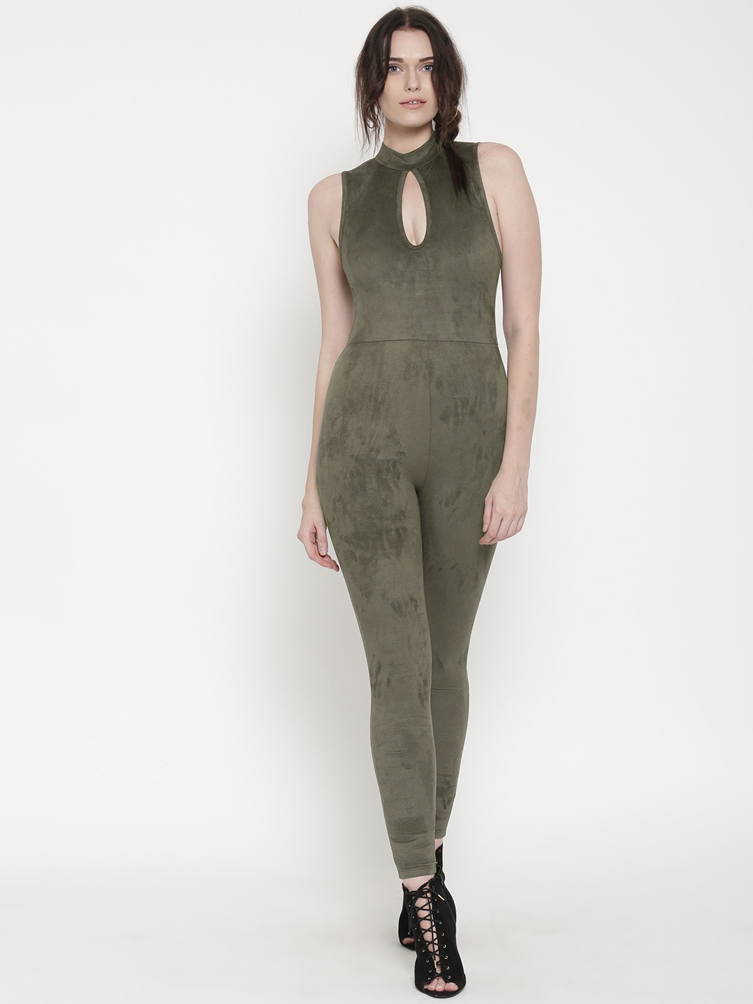 

FOREVER 21 Olive Green Jumpsuit