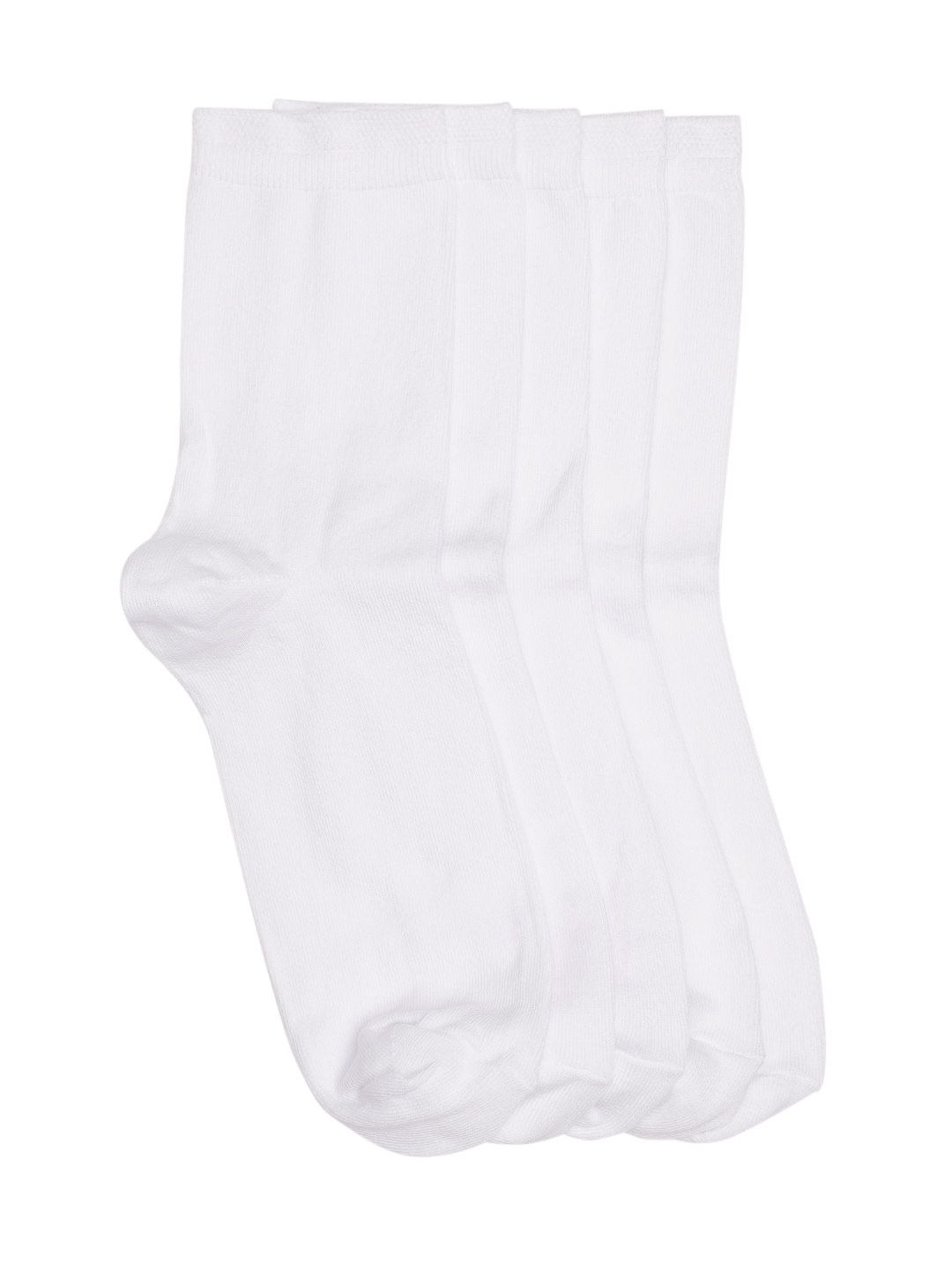 

Marks & Spencer Women White Pack of 5 Solid Socks