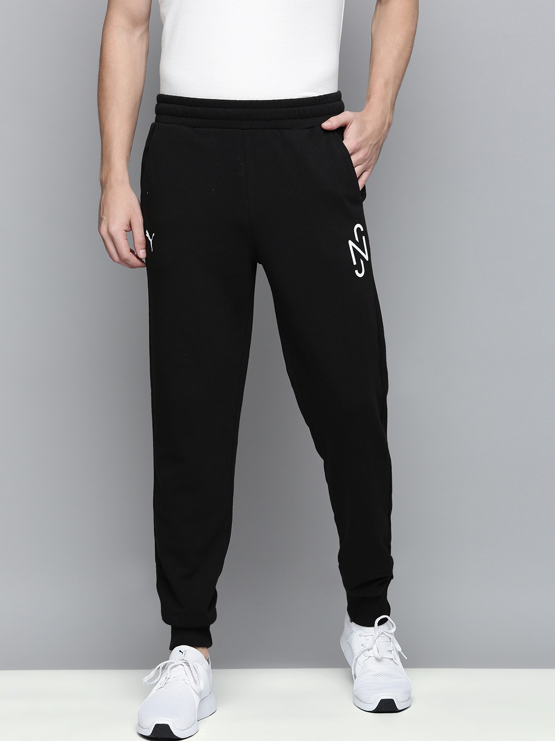 

Puma Men Black Solid Regular Joggers Track Pants
