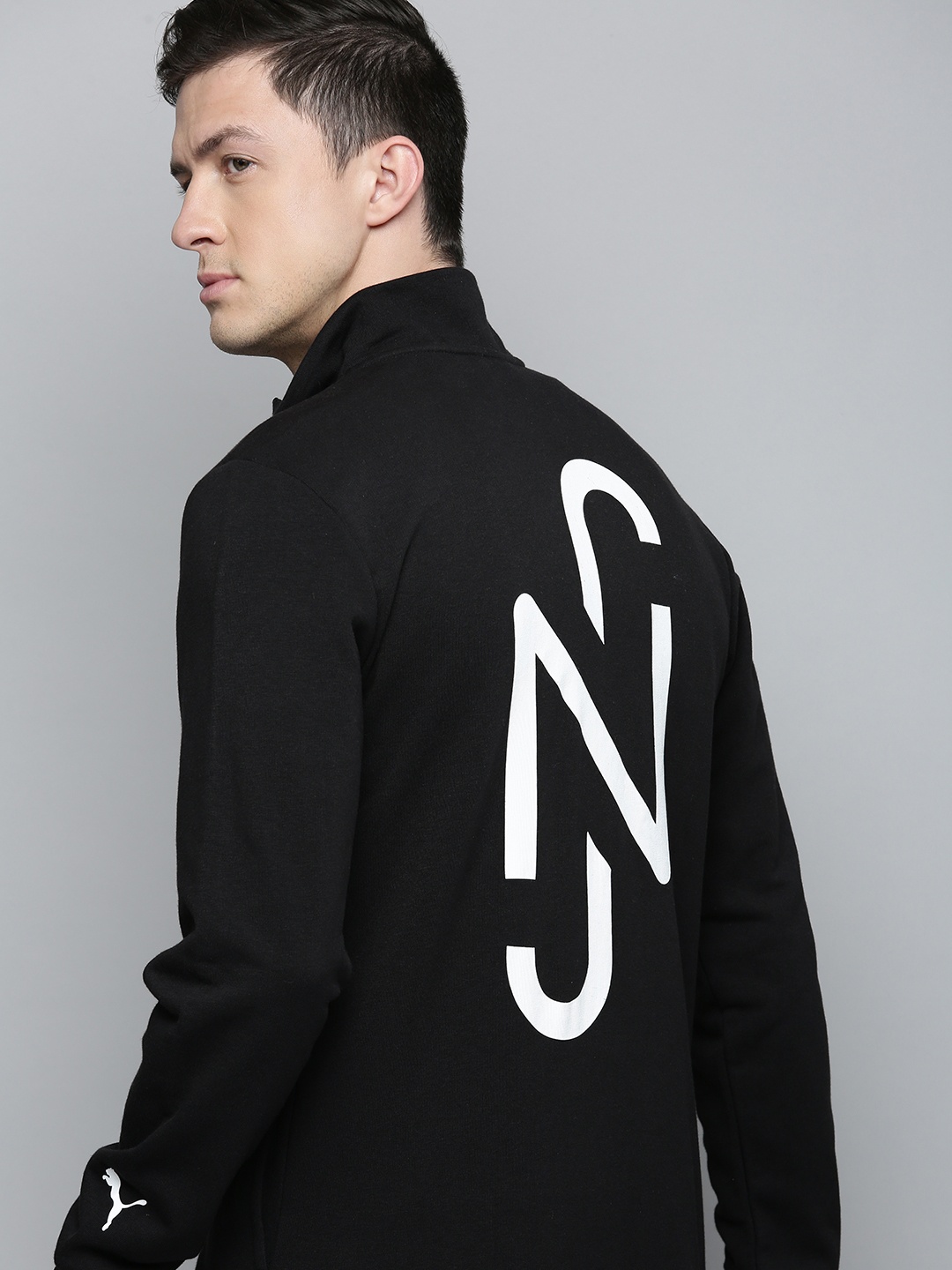 

Puma Men Black Printed NJR 2.0 Track Sporty Jacket