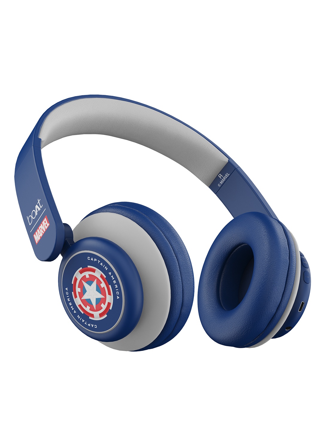 

boAt Rockerz 450 M Marvel Edition Wireless Headphones - Soldier's Blue