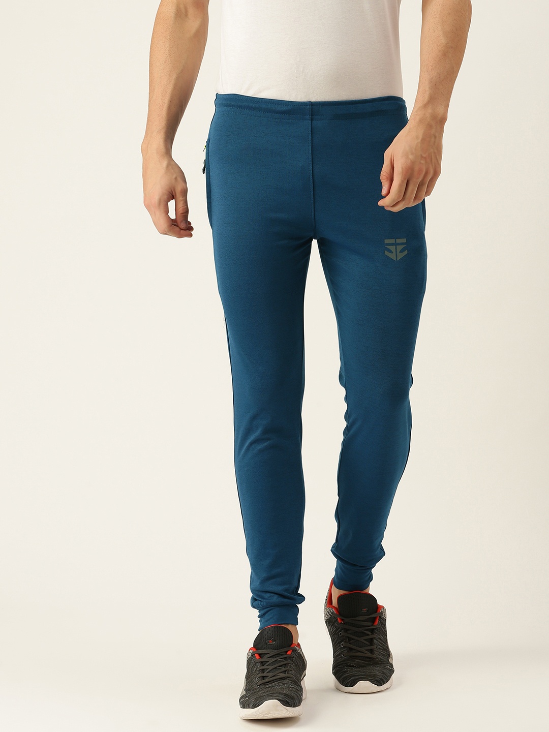

Sports52 wear Men Teal Blue Slim Fit Solid Joggers