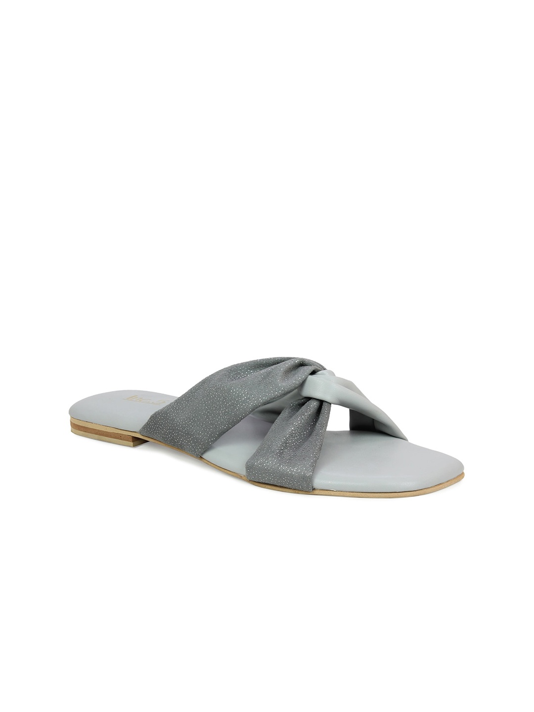 

Inc 5 Women Grey Open Toe Flats