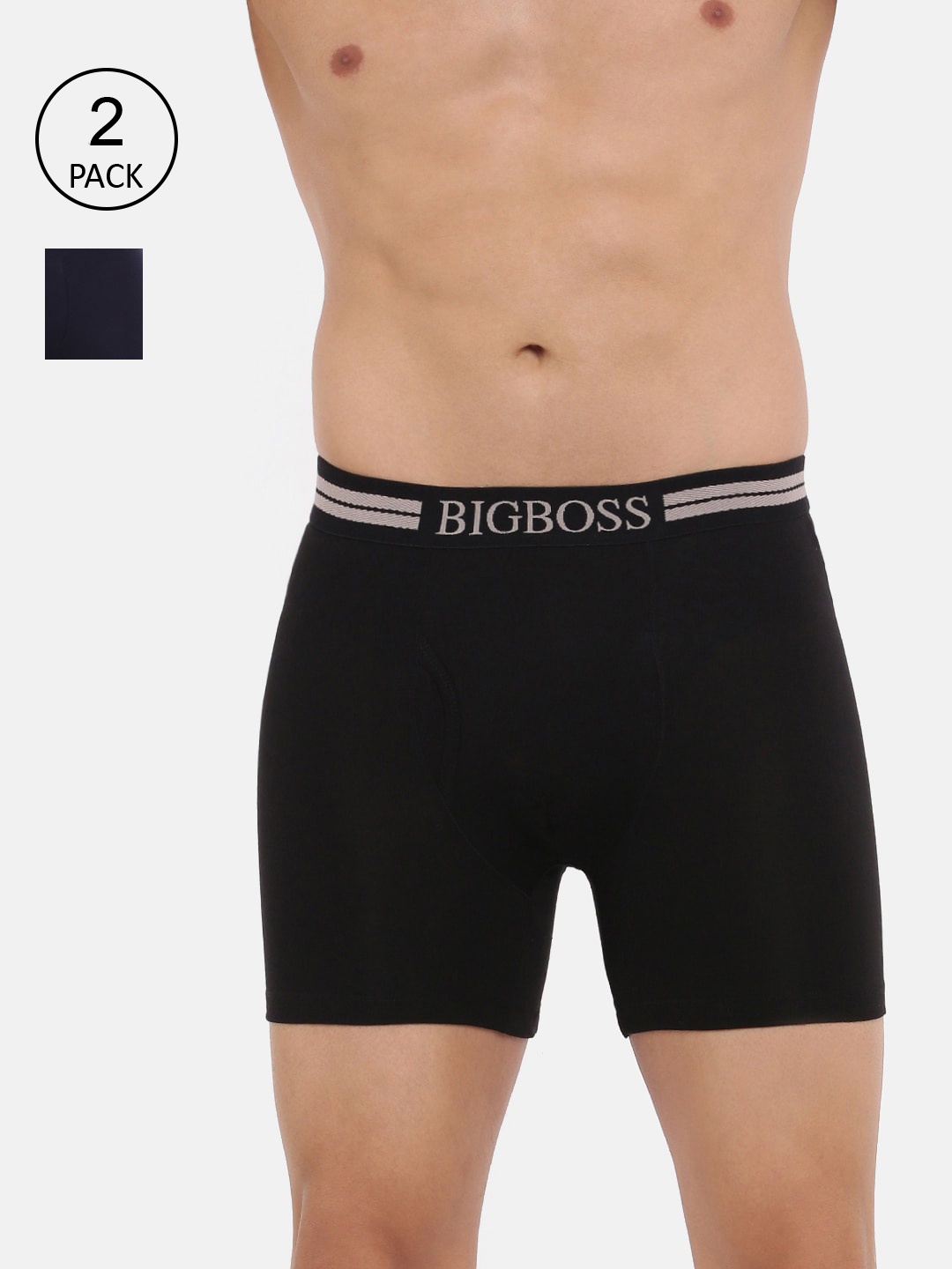 

Dollar Bigboss Men Solid Pack of 2 Shuffle Intellisoft Cotton Modal Trunk, Assorted