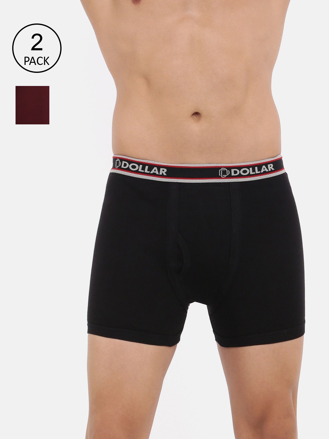 

Dollar Bigboss Men Pack Of 2 Assorted Knitted Trunks MBTR-07-RIBRSD-CO3