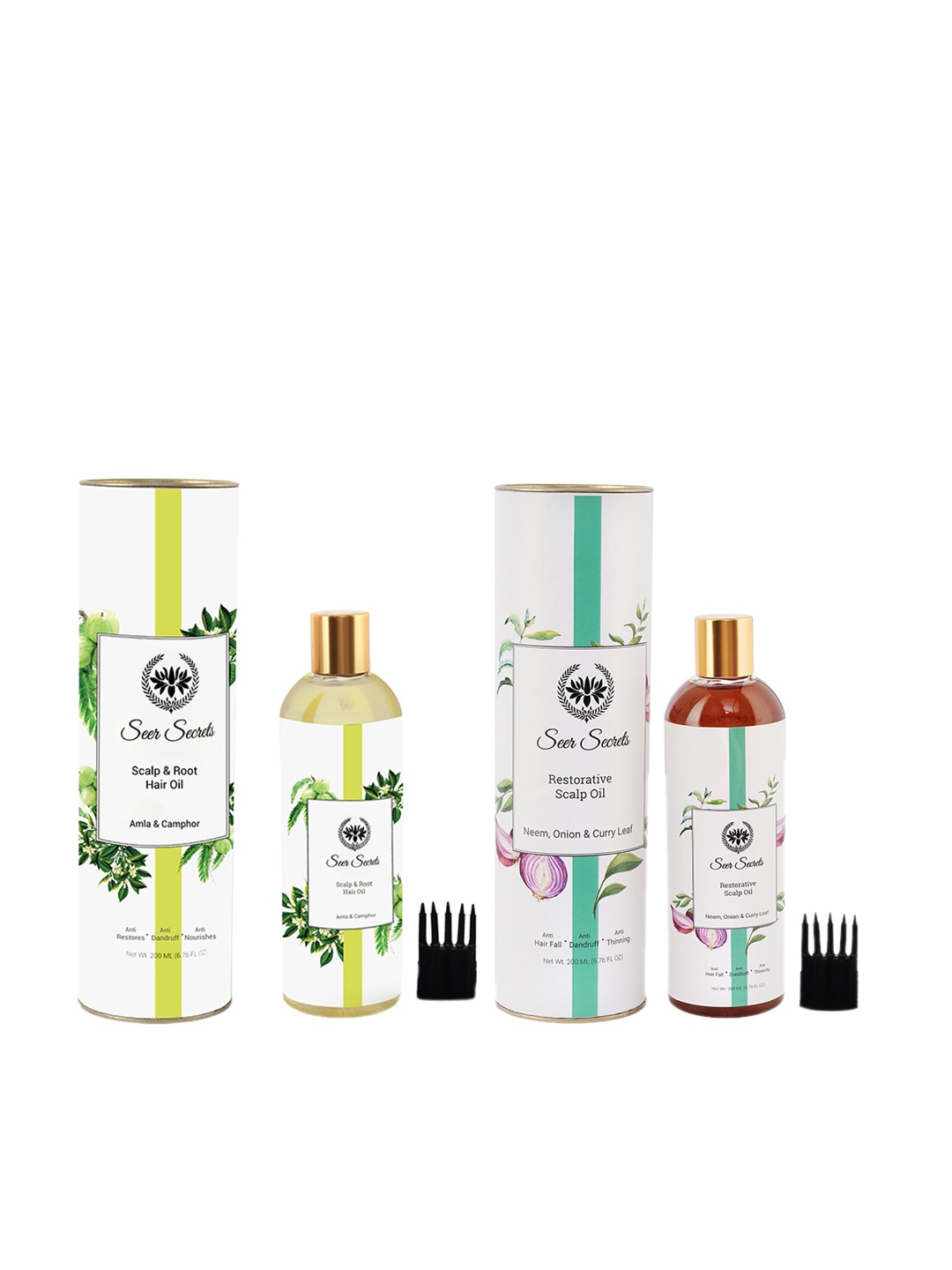 

Seer Secrets Unisex Pack of 2 Salon Centric Combo- 200ml each, Multi