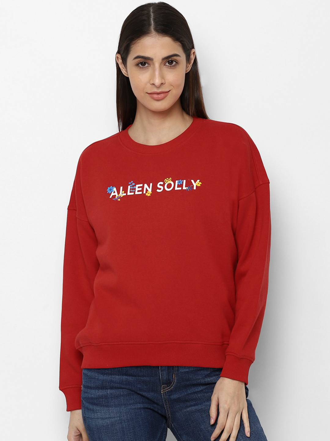 

Allen Solly Woman Women Red Sweatshirt