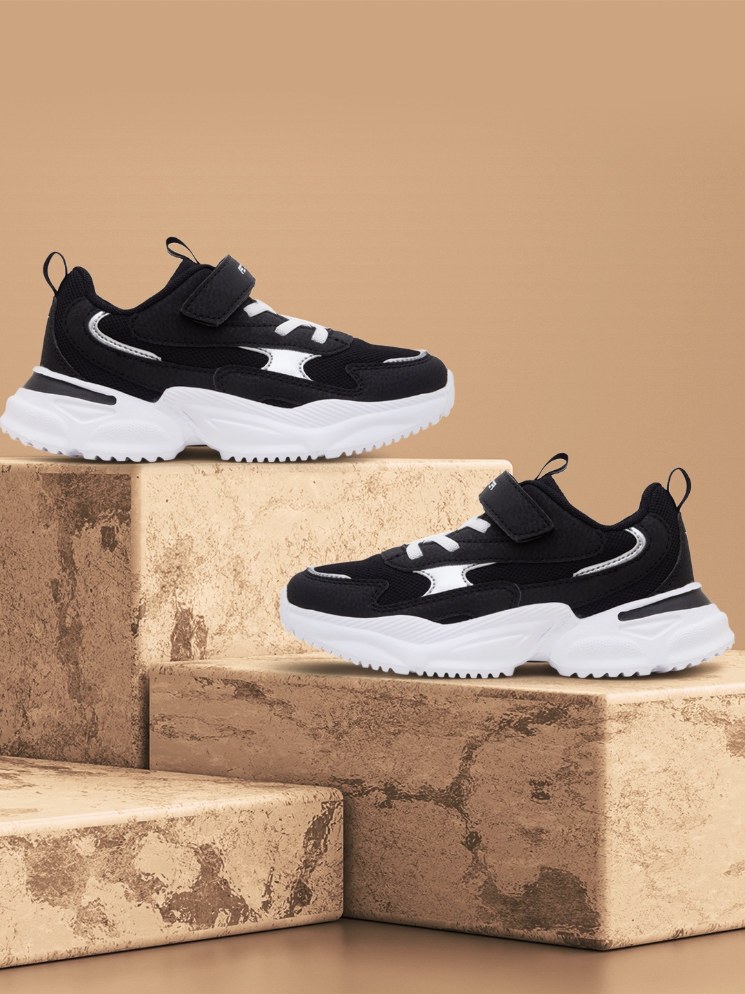 

Red Tape Kids Black Sports Shoes