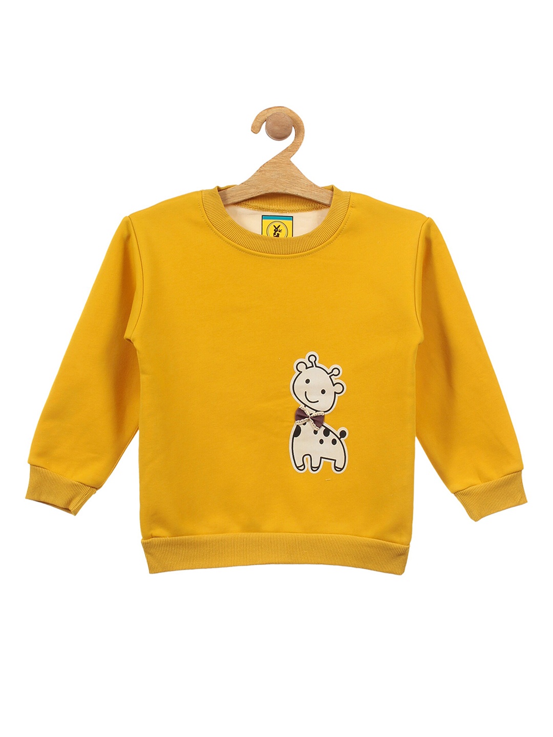 

Lil Lollipop Unisex Kids Mustard Fleece Sweatshirt