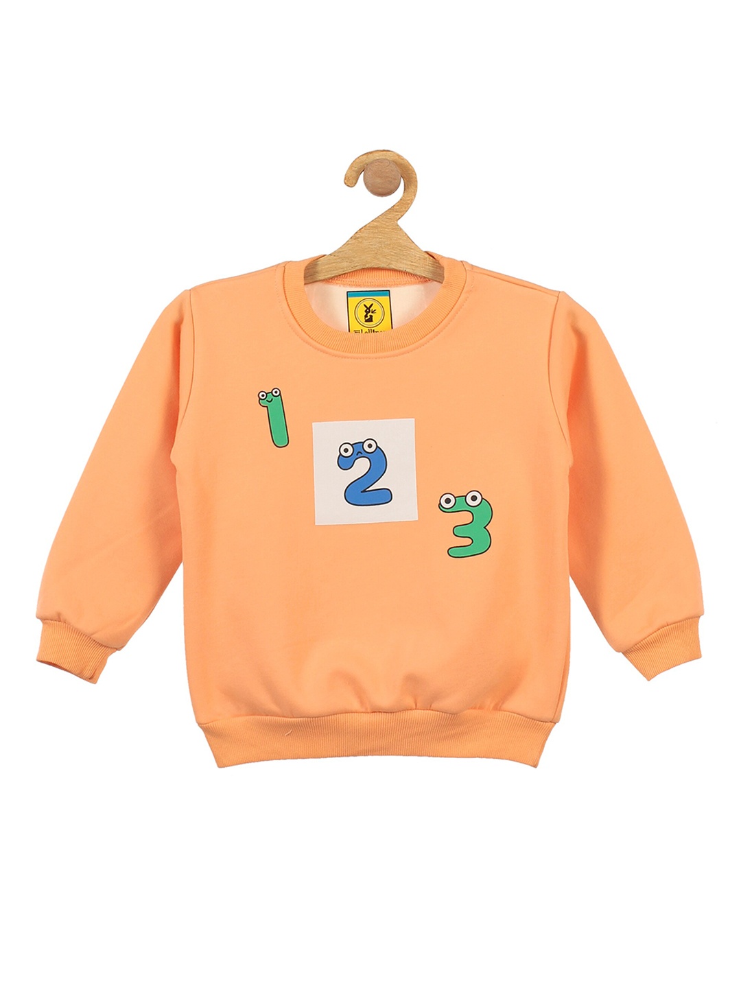 

Lil Lollipop Unisex Kids Orange Fleece Sweatshirt