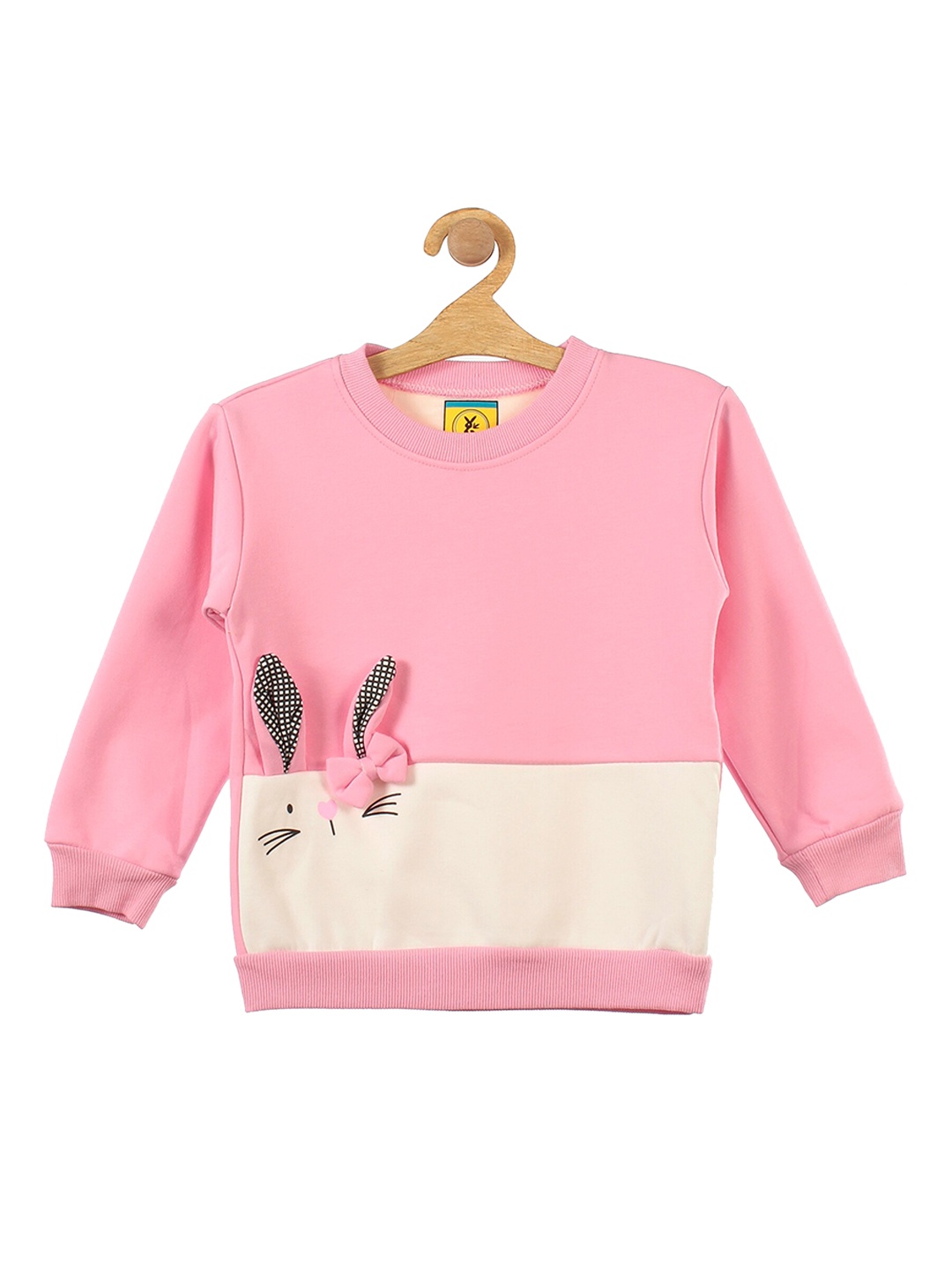 

Lil Lollipop Unisex Kids Pink Printed Sweatshirt