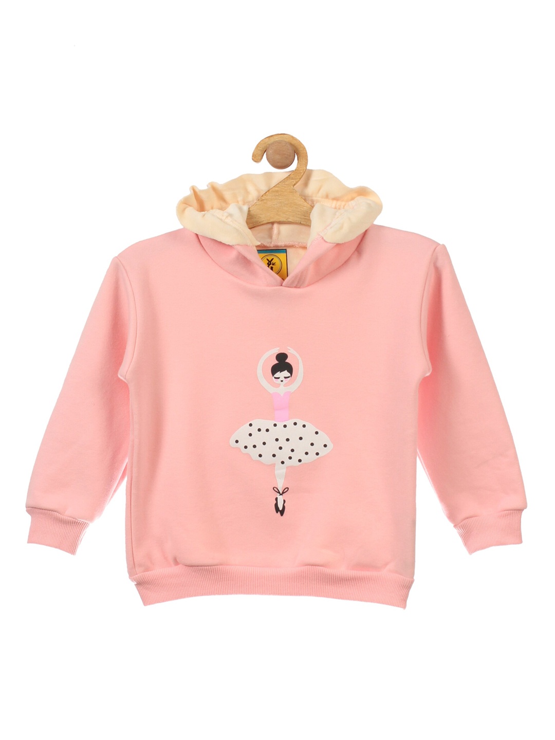 

Lil Lollipop Girls Pink Printed Fleece Sweatshirt