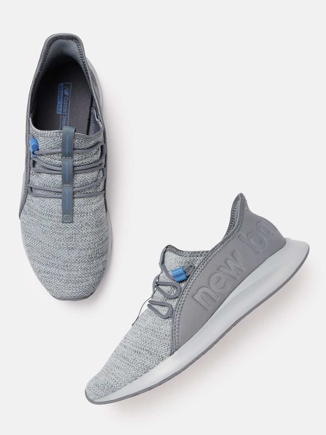 

New Balance Men Grey LOWKY ALT Woven Design Running Shoes