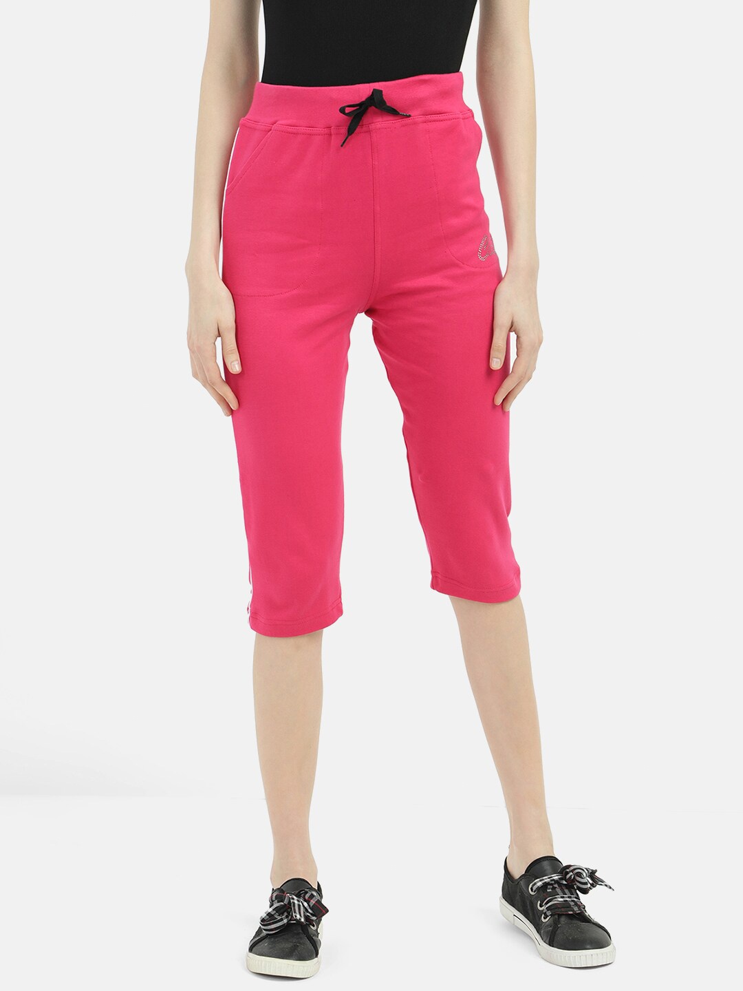 

V2 Value & Variety Women Pink Capris