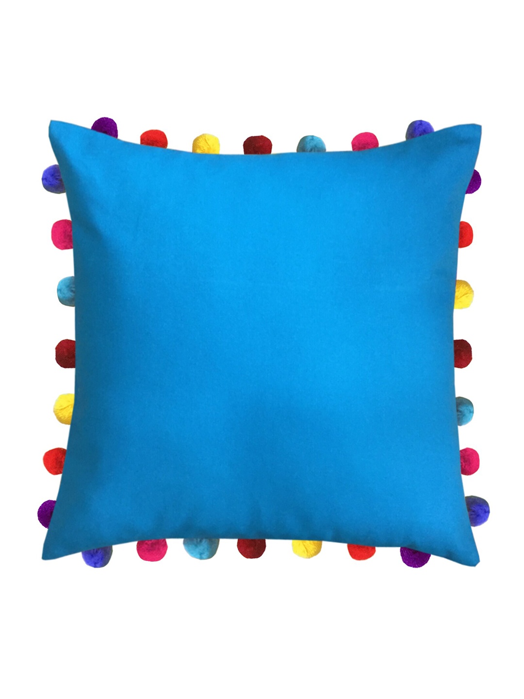 

Lushomes Blue Set of 3 Square Cushion Covers