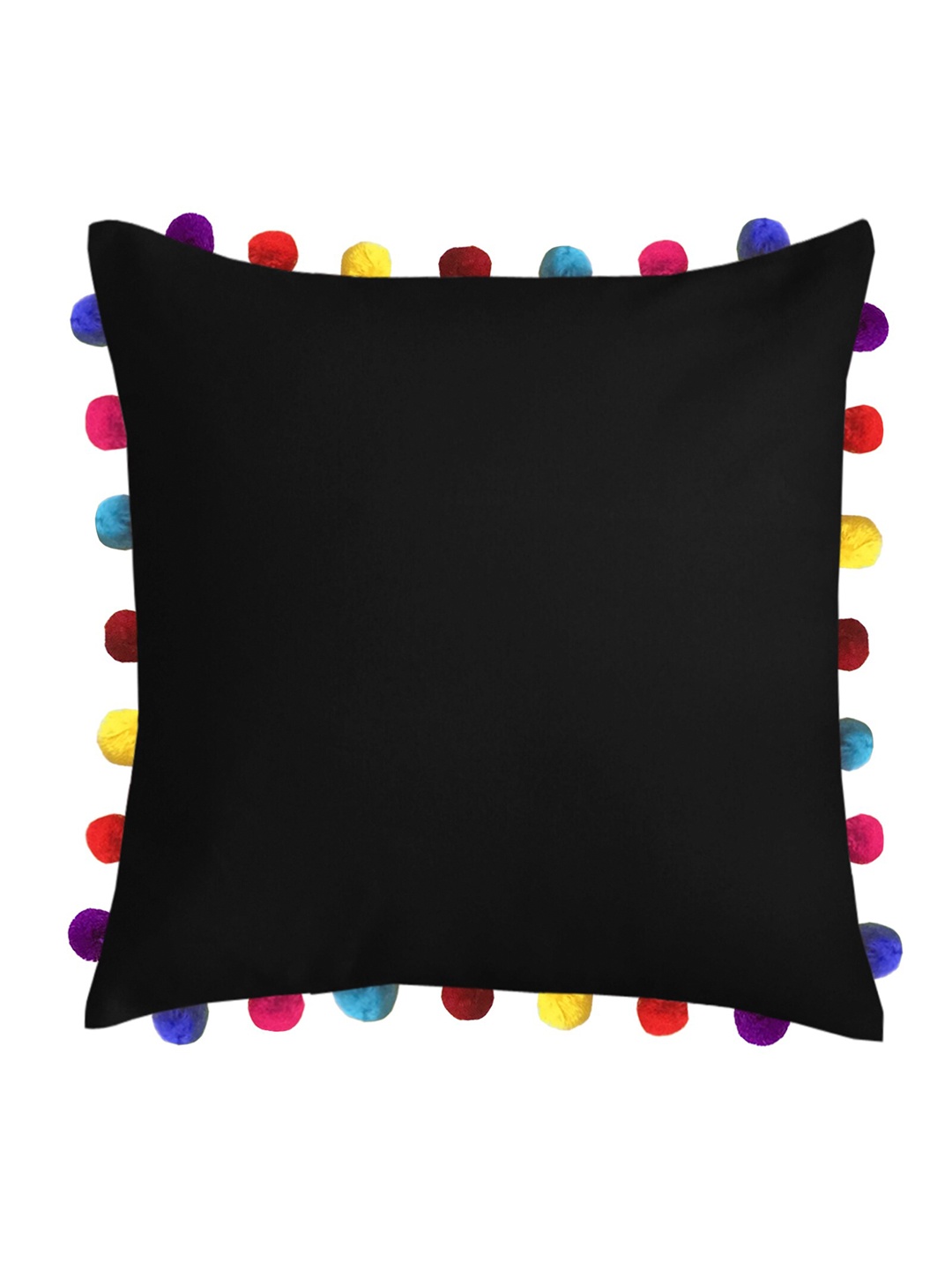 

Lushomes Black & Yellow Square Cushion Covers