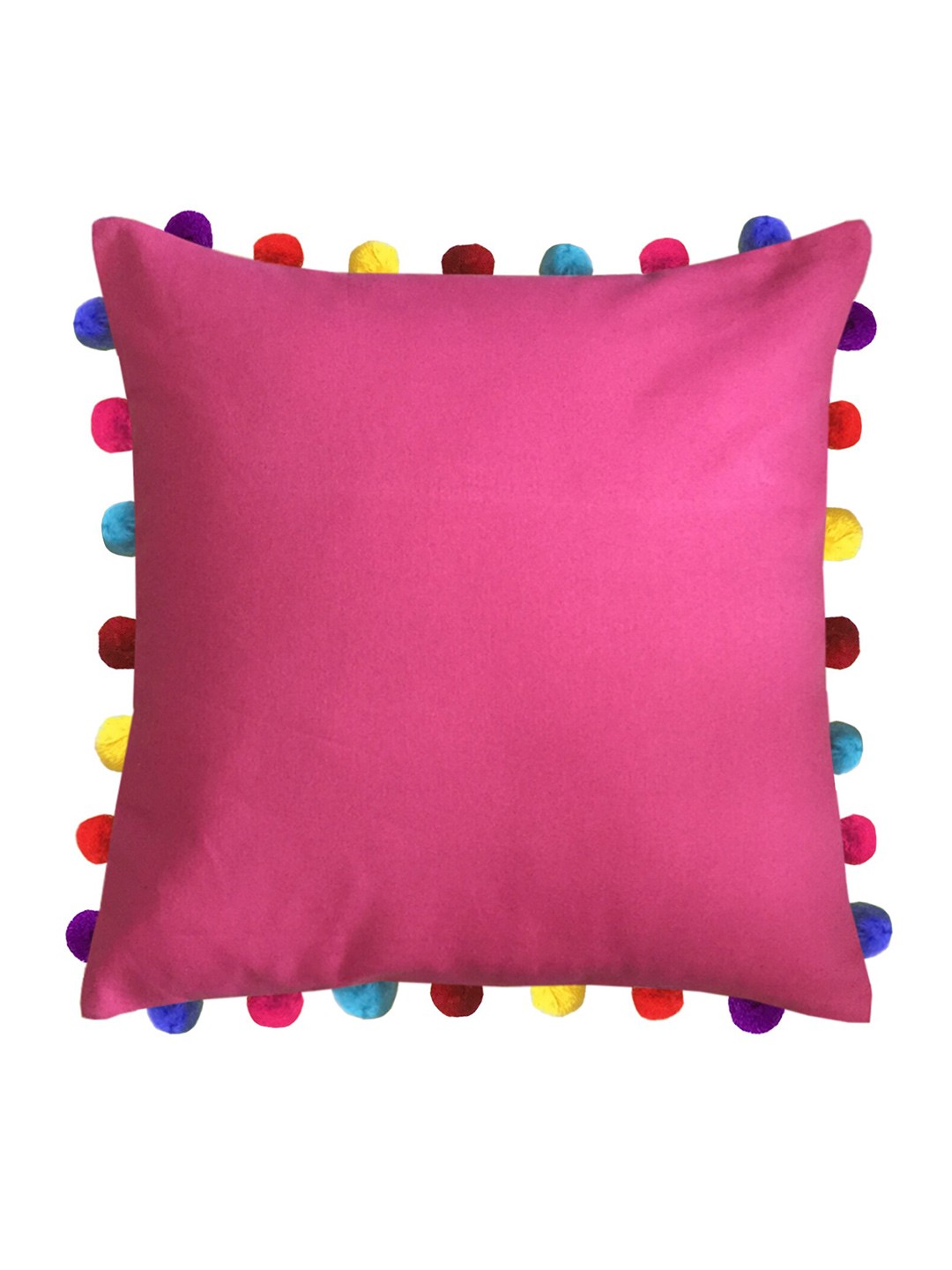 

Lushomes Pink & Yellow Square Cushion Covers