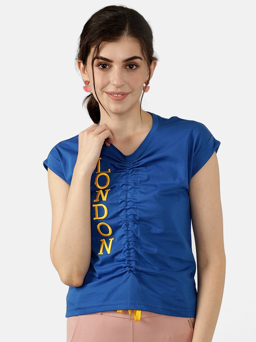

V2 Value & Variety Women Blue Regular Top