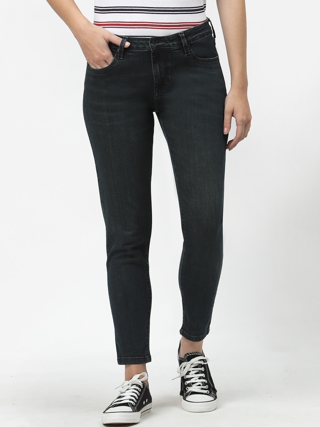 

Pepe Jeans Women Green Jeans