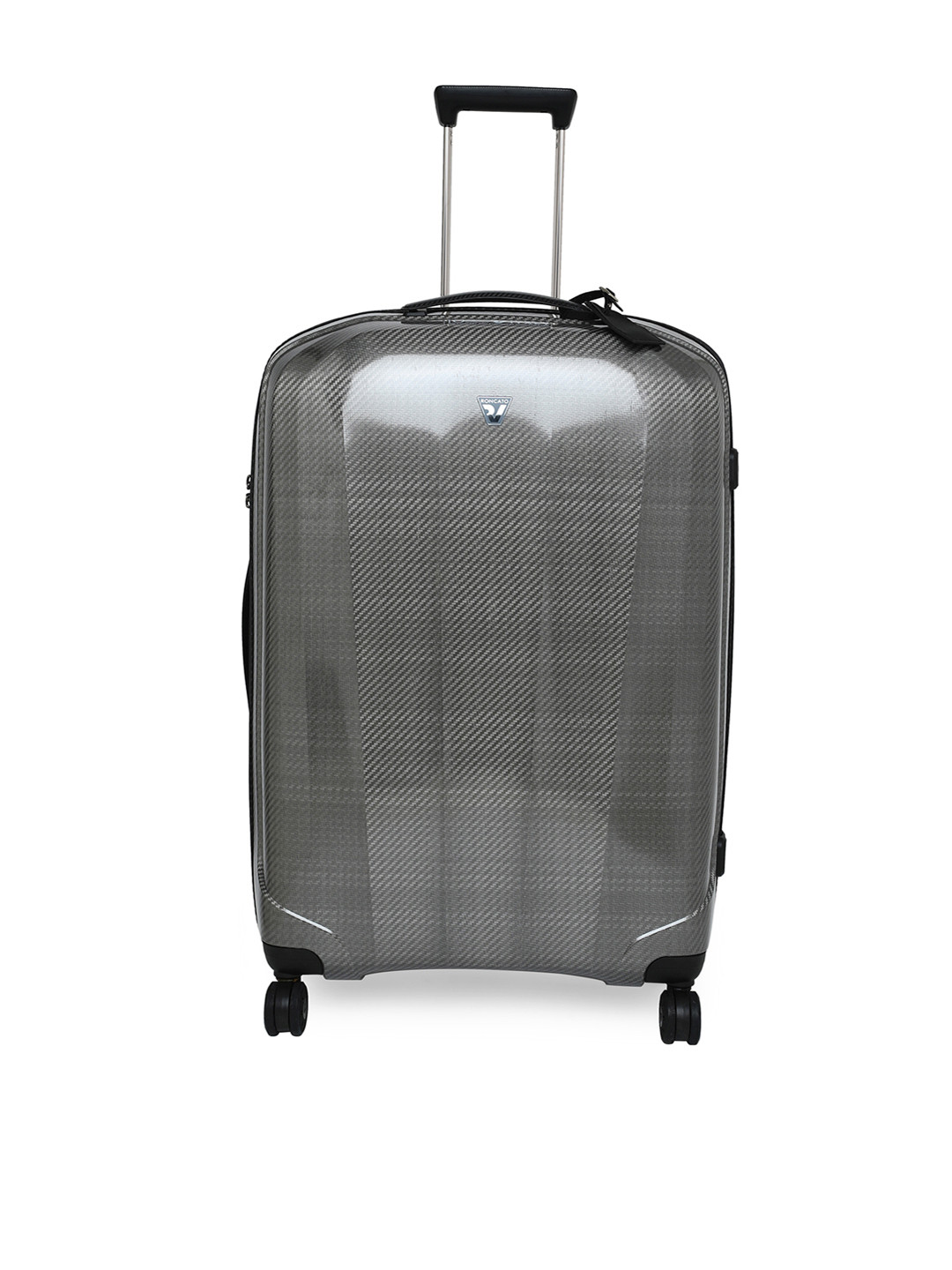 

RONCATO WE ARE GLAM Polypropylene Material Hard 30" Large Trolley, Silver